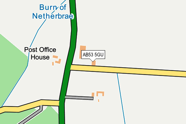 AB53 5GU map - OS OpenMap – Local (Ordnance Survey) AB53 5GU map - OS OpenMap – Local (Ordnance Survey)