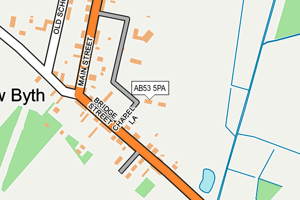 AB53 5PA map - OS OpenMap – Local (Ordnance Survey) AB53 5PA map - OS OpenMap – Local (Ordnance Survey)