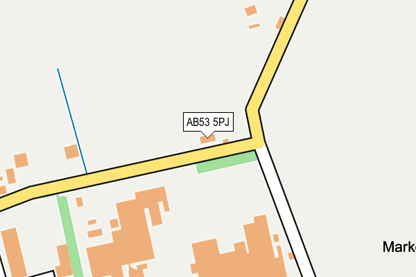 AB53 5PJ map - OS OpenMap – Local (Ordnance Survey) AB53 5PJ map - OS OpenMap – Local (Ordnance Survey)