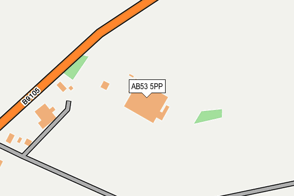 AB53 5PP map - OS OpenMap – Local (Ordnance Survey) AB53 5PP map - OS OpenMap – Local (Ordnance Survey)