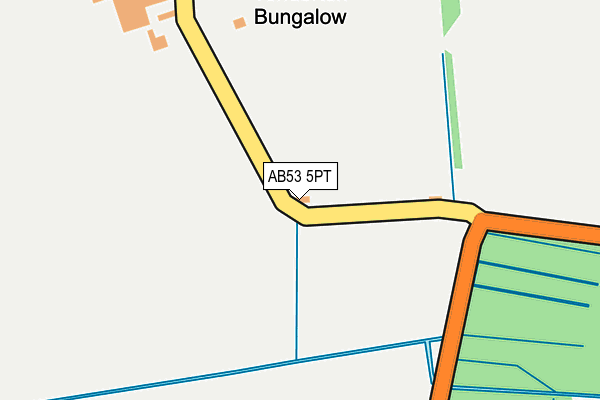 AB53 5PT map - OS OpenMap – Local (Ordnance Survey) AB53 5PT map - OS OpenMap – Local (Ordnance Survey)