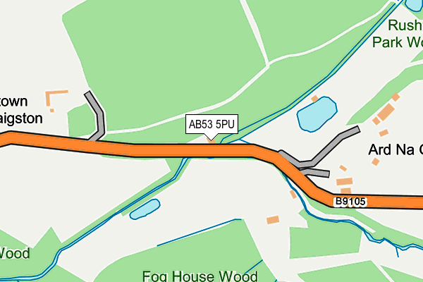 AB53 5PU map - OS OpenMap – Local (Ordnance Survey) AB53 5PU map - OS OpenMap – Local (Ordnance Survey)