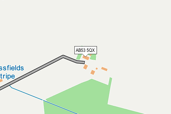 AB53 5QX map - OS OpenMap – Local (Ordnance Survey) AB53 5QX map - OS OpenMap – Local (Ordnance Survey)