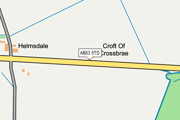 AB53 5TD map - OS OpenMap – Local (Ordnance Survey) AB53 5TD map - OS OpenMap – Local (Ordnance Survey)