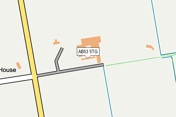 AB53 5TG map - OS OpenMap – Local (Ordnance Survey) AB53 5TG map - OS OpenMap – Local (Ordnance Survey)