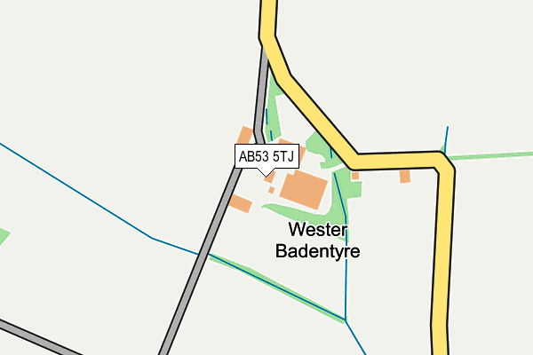 AB53 5TJ map - OS OpenMap – Local (Ordnance Survey) AB53 5TJ map - OS OpenMap – Local (Ordnance Survey)