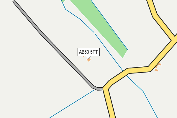 AB53 5TT map - OS OpenMap – Local (Ordnance Survey) AB53 5TT map - OS OpenMap – Local (Ordnance Survey)