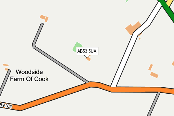 AB53 5UA map - OS OpenMap – Local (Ordnance Survey) AB53 5UA map - OS OpenMap – Local (Ordnance Survey)
