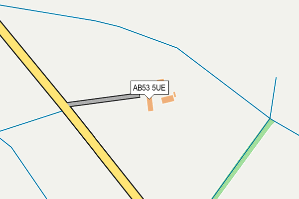 AB53 5UE map - OS OpenMap – Local (Ordnance Survey) AB53 5UE map - OS OpenMap – Local (Ordnance Survey)