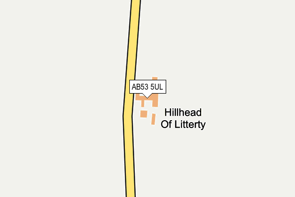 AB53 5UL map - OS OpenMap – Local (Ordnance Survey) AB53 5UL map - OS OpenMap – Local (Ordnance Survey)