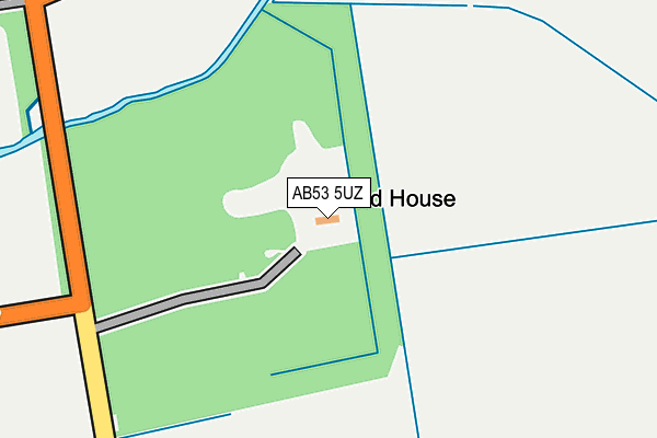 AB53 5UZ map - OS OpenMap – Local (Ordnance Survey) AB53 5UZ map - OS OpenMap – Local (Ordnance Survey)