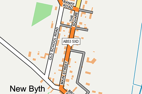 AB53 5XD map - OS OpenMap – Local (Ordnance Survey) AB53 5XD map - OS OpenMap – Local (Ordnance Survey)
