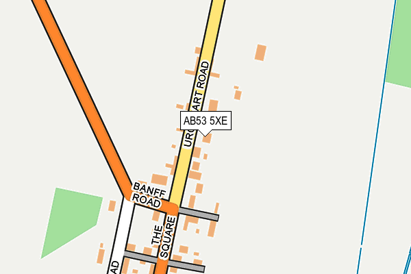 AB53 5XE map - OS OpenMap – Local (Ordnance Survey) AB53 5XE map - OS OpenMap – Local (Ordnance Survey)