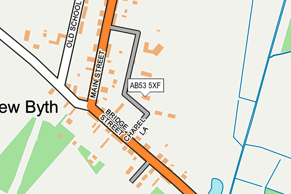 AB53 5XF map - OS OpenMap – Local (Ordnance Survey) AB53 5XF map - OS OpenMap – Local (Ordnance Survey)