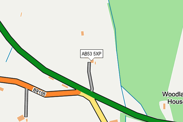 AB53 5XP map - OS OpenMap – Local (Ordnance Survey) AB53 5XP map - OS OpenMap – Local (Ordnance Survey)