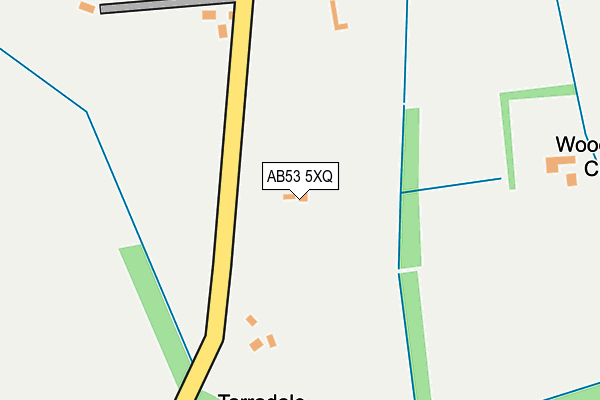 AB53 5XQ map - OS OpenMap – Local (Ordnance Survey) AB53 5XQ map - OS OpenMap – Local (Ordnance Survey)