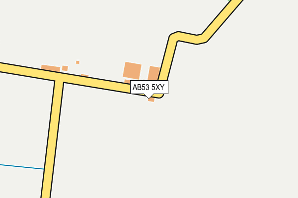 AB53 5XY map - OS OpenMap – Local (Ordnance Survey) AB53 5XY map - OS OpenMap – Local (Ordnance Survey)