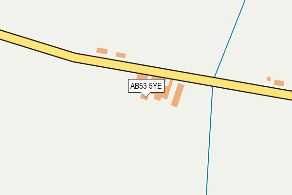 AB53 5YE map - OS OpenMap – Local (Ordnance Survey) AB53 5YE map - OS OpenMap – Local (Ordnance Survey)