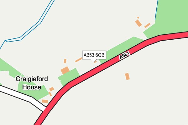 AB53 6QB map - OS OpenMap – Local (Ordnance Survey) AB53 6QB map - OS OpenMap – Local (Ordnance Survey)