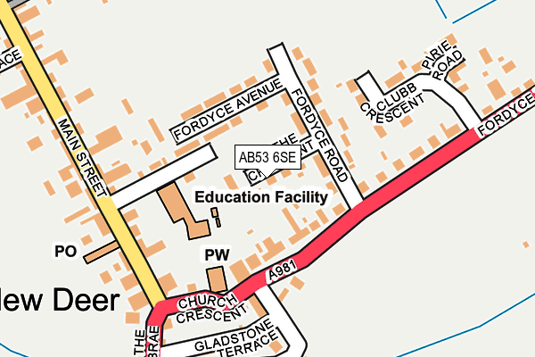 AB53 6SE map - OS OpenMap – Local (Ordnance Survey) AB53 6SE map - OS OpenMap – Local (Ordnance Survey)