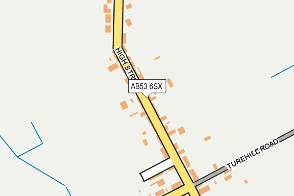 AB53 6SX map - OS OpenMap – Local (Ordnance Survey) AB53 6SX map - OS OpenMap – Local (Ordnance Survey)