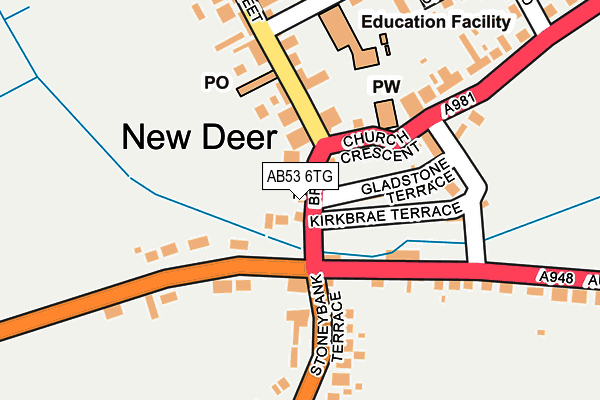 AB53 6TG map - OS OpenMap – Local (Ordnance Survey) AB53 6TG map - OS OpenMap – Local (Ordnance Survey)