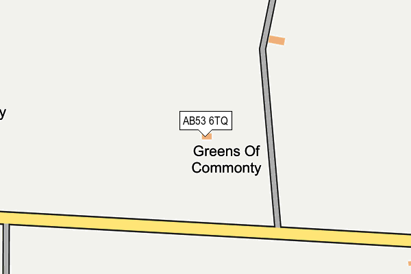 AB53 6TQ map - OS OpenMap – Local (Ordnance Survey) AB53 6TQ map - OS OpenMap – Local (Ordnance Survey)