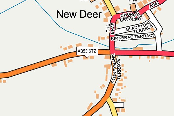 AB53 6TZ map - OS OpenMap – Local (Ordnance Survey) AB53 6TZ map - OS OpenMap – Local (Ordnance Survey)