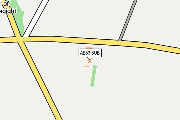 AB53 6UB map - OS OpenMap – Local (Ordnance Survey) AB53 6UB map - OS OpenMap – Local (Ordnance Survey)
