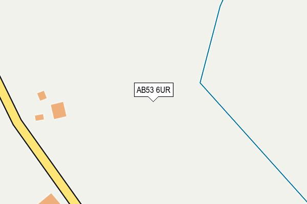 AB53 6UR map - OS OpenMap – Local (Ordnance Survey) AB53 6UR map - OS OpenMap – Local (Ordnance Survey)