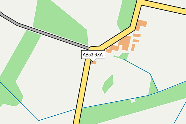 AB53 6XA map - OS OpenMap – Local (Ordnance Survey) AB53 6XA map - OS OpenMap – Local (Ordnance Survey)