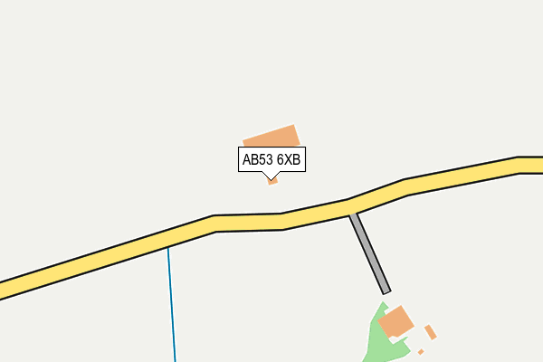 AB53 6XB map - OS OpenMap – Local (Ordnance Survey) AB53 6XB map - OS OpenMap – Local (Ordnance Survey)