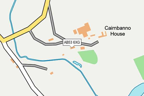 AB53 6XG map - OS OpenMap – Local (Ordnance Survey) AB53 6XG map - OS OpenMap – Local (Ordnance Survey)
