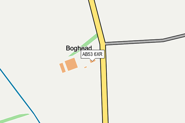 AB53 6XR map - OS OpenMap – Local (Ordnance Survey) AB53 6XR map - OS OpenMap – Local (Ordnance Survey)