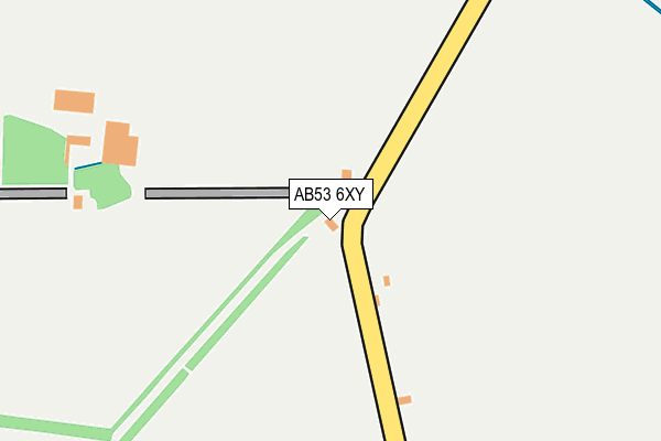 AB53 6XY map - OS OpenMap – Local (Ordnance Survey) AB53 6XY map - OS OpenMap – Local (Ordnance Survey)