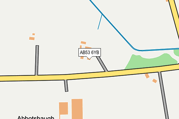 AB53 6YB map - OS OpenMap – Local (Ordnance Survey) AB53 6YB map - OS OpenMap – Local (Ordnance Survey)