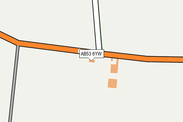 AB53 6YW map - OS OpenMap – Local (Ordnance Survey) AB53 6YW map - OS OpenMap – Local (Ordnance Survey)