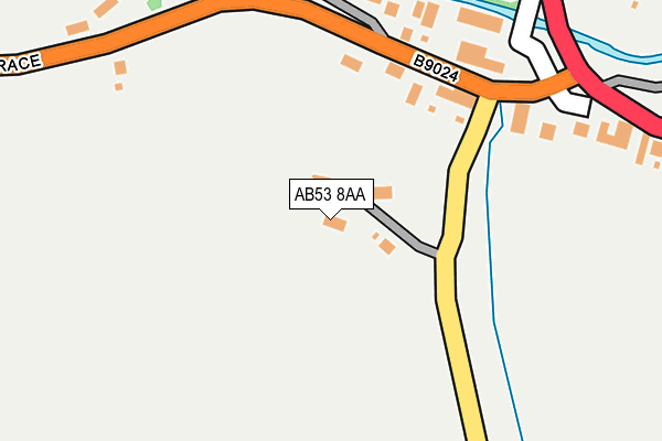 AB53 8AA map - OS OpenMap – Local (Ordnance Survey) AB53 8AA map - OS OpenMap – Local (Ordnance Survey)