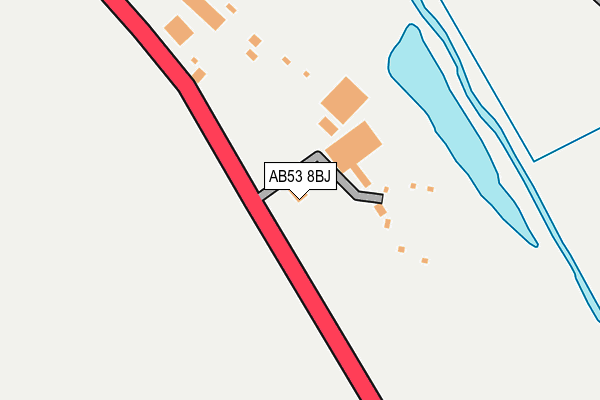 AB53 8BJ map - OS OpenMap – Local (Ordnance Survey) AB53 8BJ map - OS OpenMap – Local (Ordnance Survey)