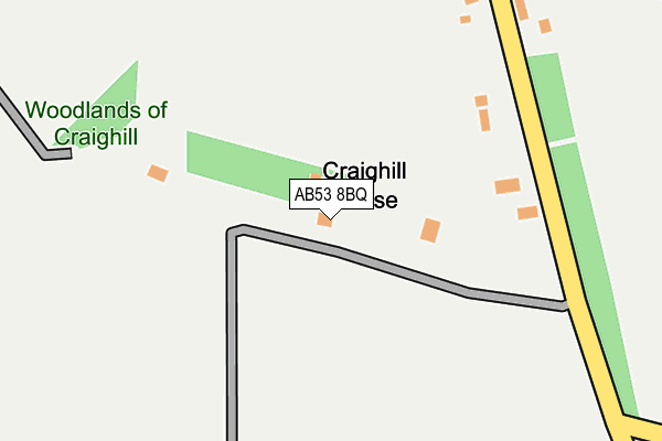 AB53 8BQ map - OS OpenMap – Local (Ordnance Survey) AB53 8BQ map - OS OpenMap – Local (Ordnance Survey)