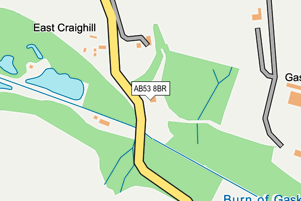 AB53 8BR map - OS OpenMap – Local (Ordnance Survey) AB53 8BR map - OS OpenMap – Local (Ordnance Survey)