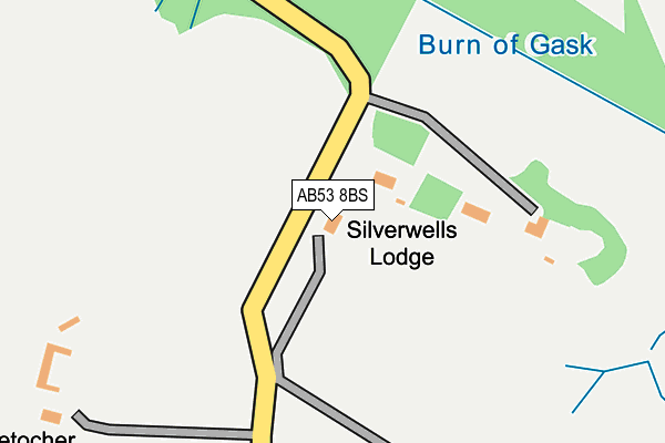 AB53 8BS map - OS OpenMap – Local (Ordnance Survey) AB53 8BS map - OS OpenMap – Local (Ordnance Survey)