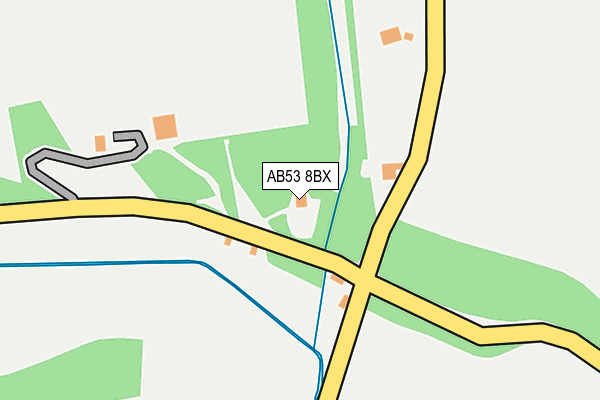AB53 8BX map - OS OpenMap – Local (Ordnance Survey) AB53 8BX map - OS OpenMap – Local (Ordnance Survey)