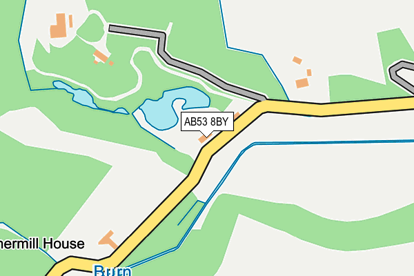 AB53 8BY map - OS OpenMap – Local (Ordnance Survey) AB53 8BY map - OS OpenMap – Local (Ordnance Survey)