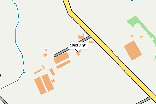AB53 8DS map - OS OpenMap – Local (Ordnance Survey) AB53 8DS map - OS OpenMap – Local (Ordnance Survey)