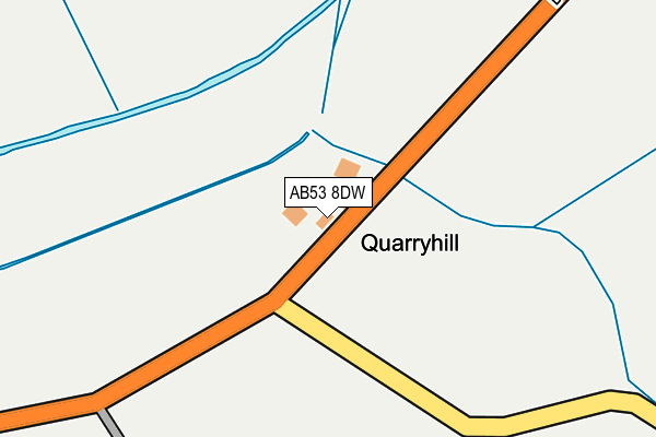 AB53 8DW map - OS OpenMap – Local (Ordnance Survey) AB53 8DW map - OS OpenMap – Local (Ordnance Survey)