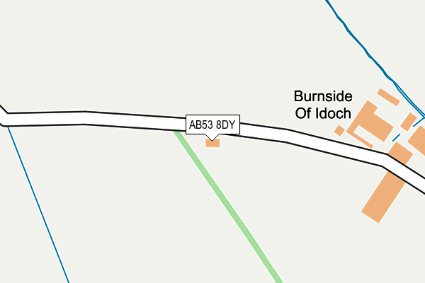 AB53 8DY map - OS OpenMap – Local (Ordnance Survey) AB53 8DY map - OS OpenMap – Local (Ordnance Survey)
