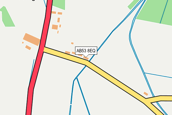 AB53 8EQ map - OS OpenMap – Local (Ordnance Survey) AB53 8EQ map - OS OpenMap – Local (Ordnance Survey)