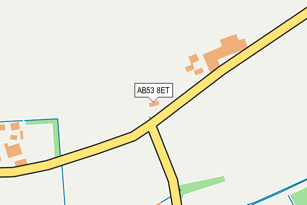 AB53 8ET map - OS OpenMap – Local (Ordnance Survey) AB53 8ET map - OS OpenMap – Local (Ordnance Survey)