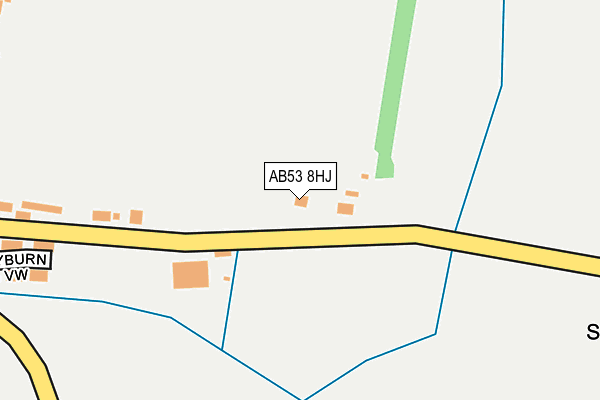 AB53 8HJ map - OS OpenMap – Local (Ordnance Survey) AB53 8HJ map - OS OpenMap – Local (Ordnance Survey)